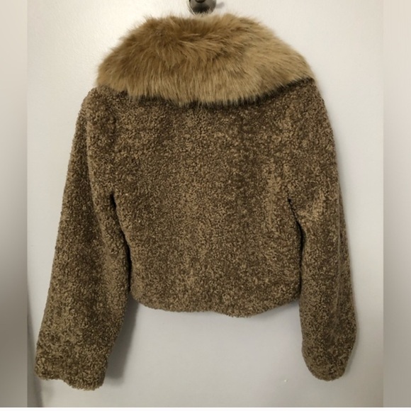 BCBGMAXAZRIA Fur Collared Teddy Jacket - Picture 2 of 4